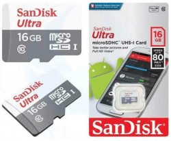 Thẻ nhớ MicroSDHC SanDisk Ultra 16GB 80MB/s 