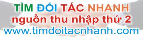 TÌM ĐỐI TÁC NHANH nguồn thu nhập thứ 2