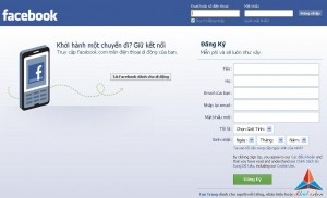 Vào facebook mạng VNPT và FPT tháng 5-2012